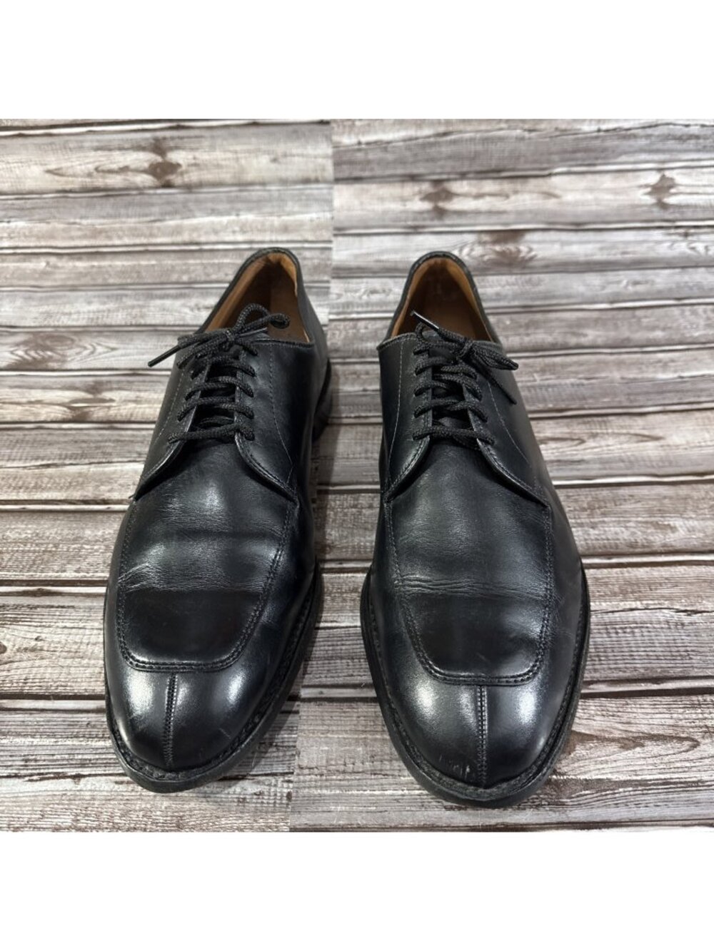 Allen Edmonds Kenilworth Leather Plain Split Toe Dress Shoes Size 13 E Made USA